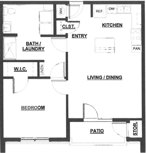 A1-ACC - One Bedroom / One Bath*